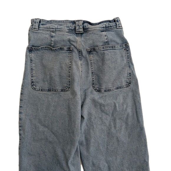 Madewell The Perfect Vintage Wide Leg Jean Size 27 Paradelle Wash Front Seam - Picture 12 of 12